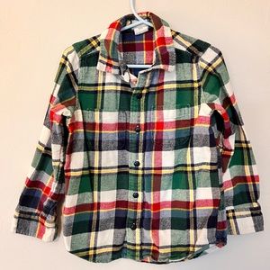 GAP boys flannel button down (5)